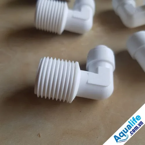 Co ren ngoài 21 ống fi 10 9 co nhựa 90 độ