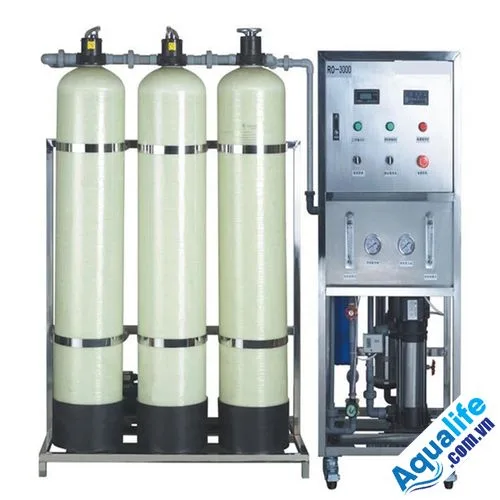 Hệ thống lọc nước tinh khiết 500l/h 11 dây chuyền lọc nước tinh khiết 500l h