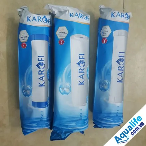 Bộ 3 lõi lọc karofi chính hãng 123