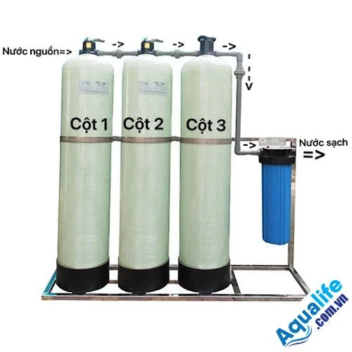 Hệ thống lọc nước nhiễm mặn 500l/h