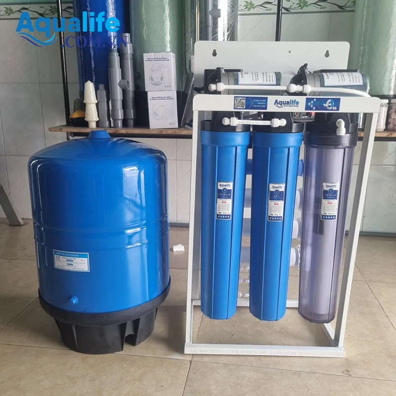 Máy lọc nước bán công nghiệp 50 lít/h Aqualife (3 màng RO 100G) 6 Máy lọc nước bán công nghiệp 50 lít/h