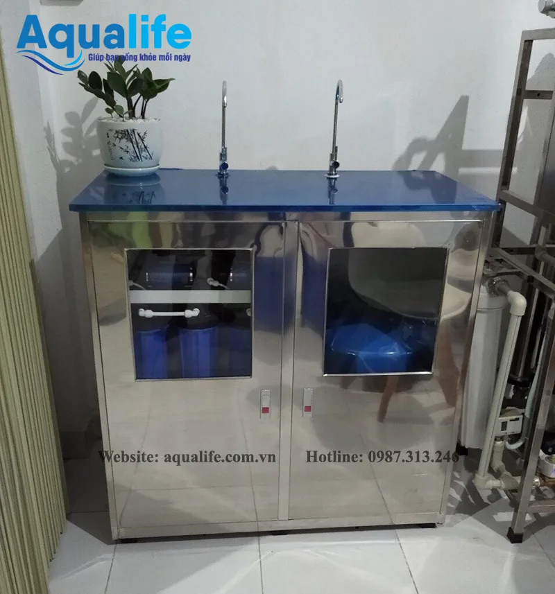 Máy lọc nước bán công nghiệp 50 lít/h Aqualife (3 màng RO 100G) 8 Máy lọc nước bán công nghiệp 50 l/h Aqualife (3 màng RO 100G)