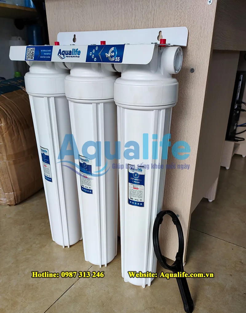 bộ lọc thô 3 cấp 20 inch