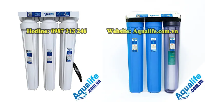bộ lọc thô 3 cấp 20 inch