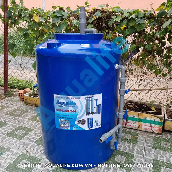 tự chế thùng nhựa 500 lít