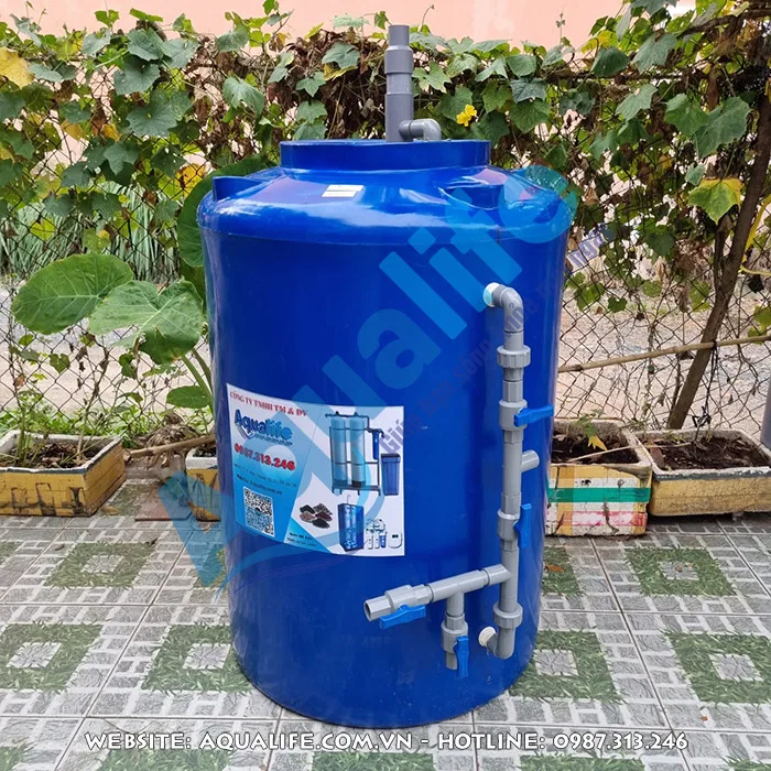 thùng nhựa tự chế 500 lít