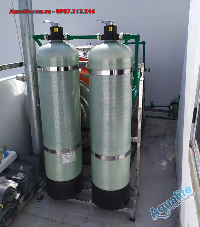 Lắp đặt bộ lọc nước nhiễm phèn giếng khoan tại Đồng Nai