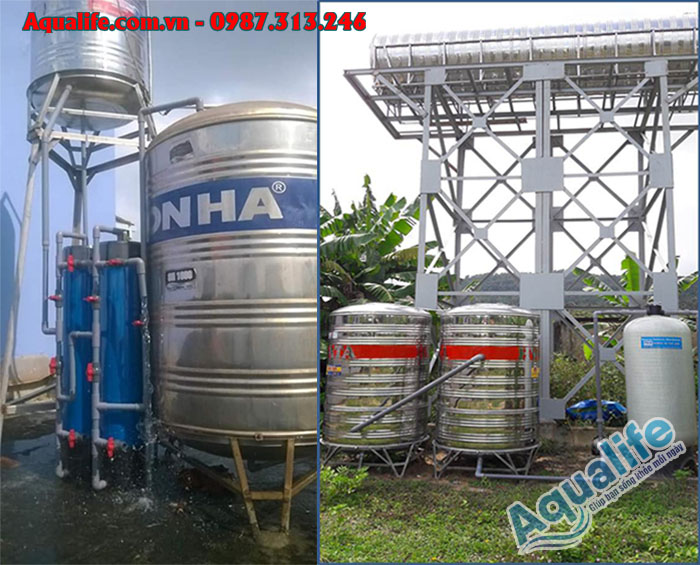 lắp đặt thiết bị lọc nước phèn giếng khoan tại Đắk Lắk, Đắk Nông