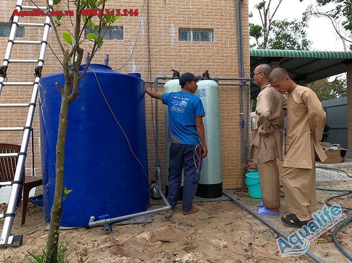 Lắp đặt thiết bị lọc nước giếng khoan nhiễm phèn tại Tây Ninh