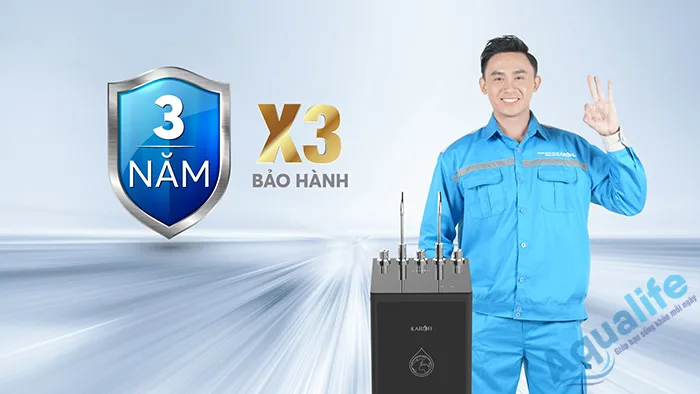 Máy lọc nước Karofi KAD D66 có chế độ bảo hành tuyệt đối