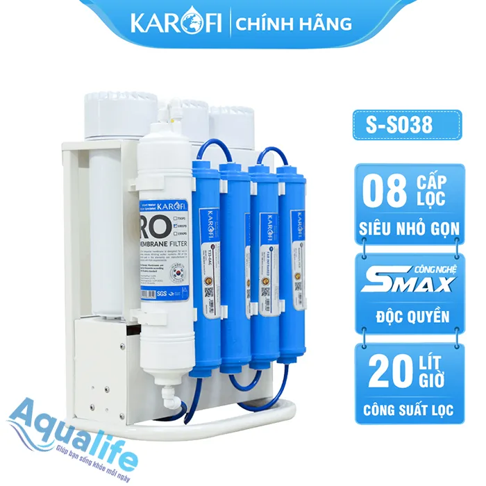 Máy lọc nước Karofi Slim S-s038 giá rẻ tại tpHCM 8 Karofi Slim S-s038