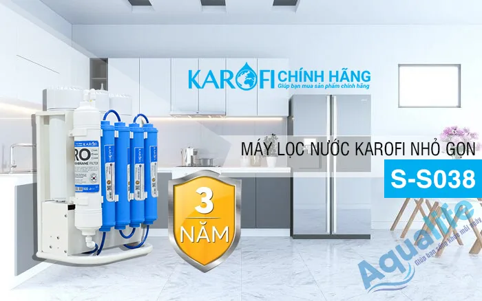 Máy lọc nước Karofi Slim S-s038 giá rẻ tại tpHCM 10 may loc nuoc karofi slim s s038 chinh hang 2