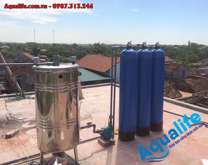 Lắp đặt thiết bị lọc nước giếng khoan nhiễm phèn tại Bình Thuận 1 lắp đặt thiết bị lọc nước giếng khoan nhiễm phèn tại Bình Thuận