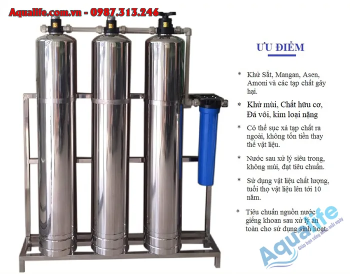 Lắp đặt thiết bị lọc nước giếng khoan nhiễm phèn tại Bình Thuận 5 xu ly loc nuoc gieng khoan nhiem phen tai binh thuan 5