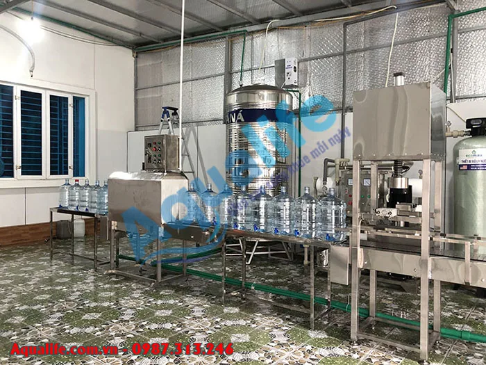 Hệ thống lọc nước tinh khiết RO 3000l/h 4 Máy lọc nước công nghiệp công suất 3000 lít/h