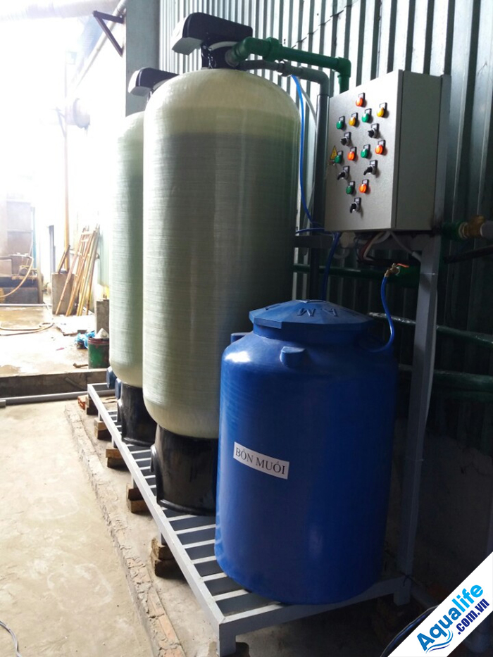 Hệ thống làm mềm nước dùng cho công nghiệp