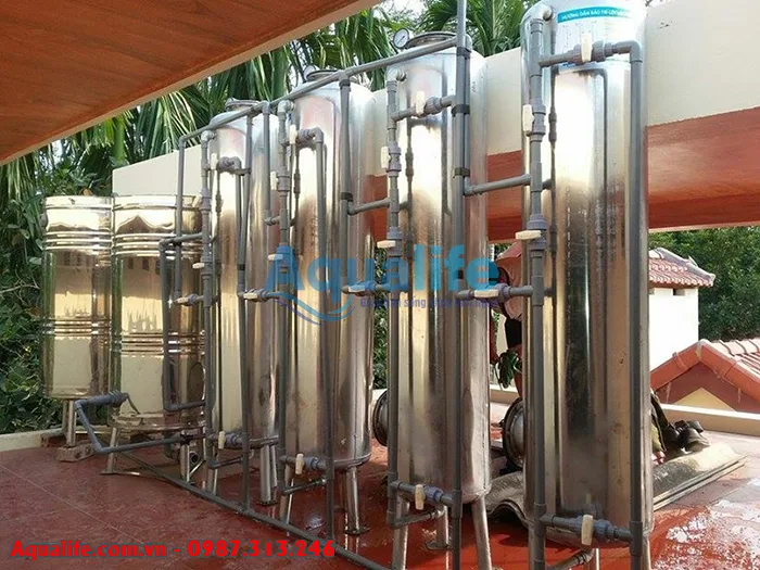 Hệ thống xử lý nước giếng khoan nhiễm Asen 2 Hệ thống xử lý nước giếng khoan nhiễm Asen