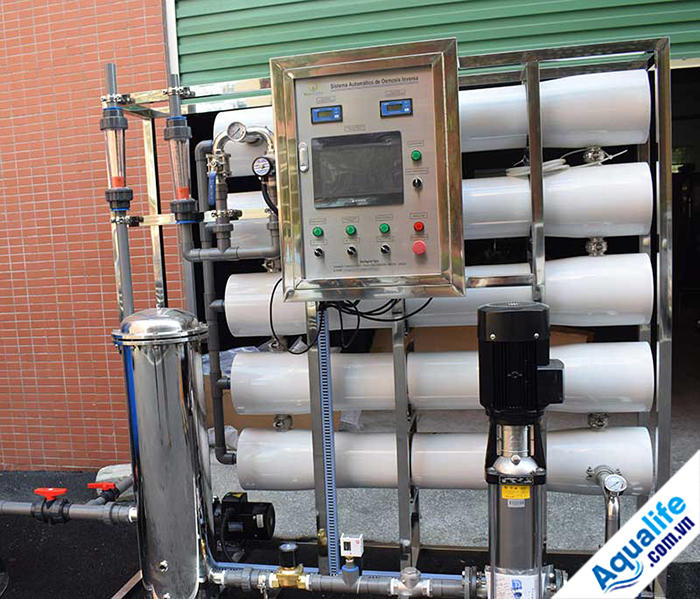 Hệ thống máy lọc nước RO 7000L/h cho trường học