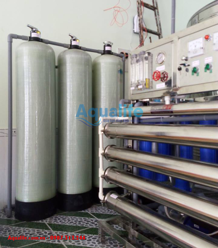 Hệ thống máy lọc nước 250L/h cho nhà xưởng