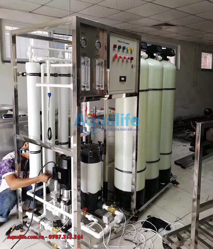 Hệ thống máy lọc nước 250L/h cho nhà xưởng
