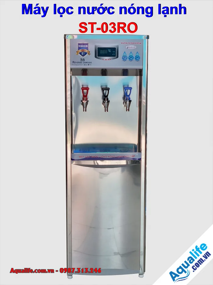 Máy lọc nước nóng lạnh 3 vòi ST-03RO