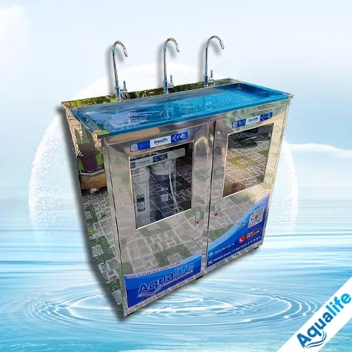 Máy lọc nước bán công nghiệp 30l/h tủ inox - Ảnh 2