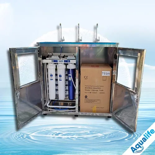 Máy lọc nước bán công nghiệp 30l/h tủ inox - Ảnh 4