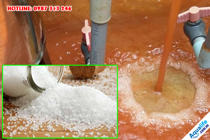 Cách xử lý nước giếng khoan bằng phèn chua