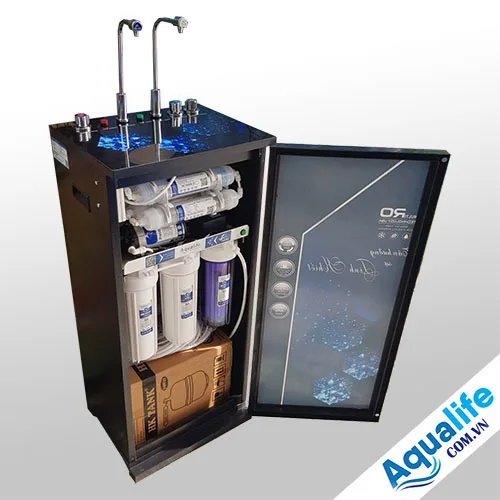 Máy lọc nước 2 vòi nóng lạnh Aqualife kim cương đen (10 cấp) - Ảnh 4