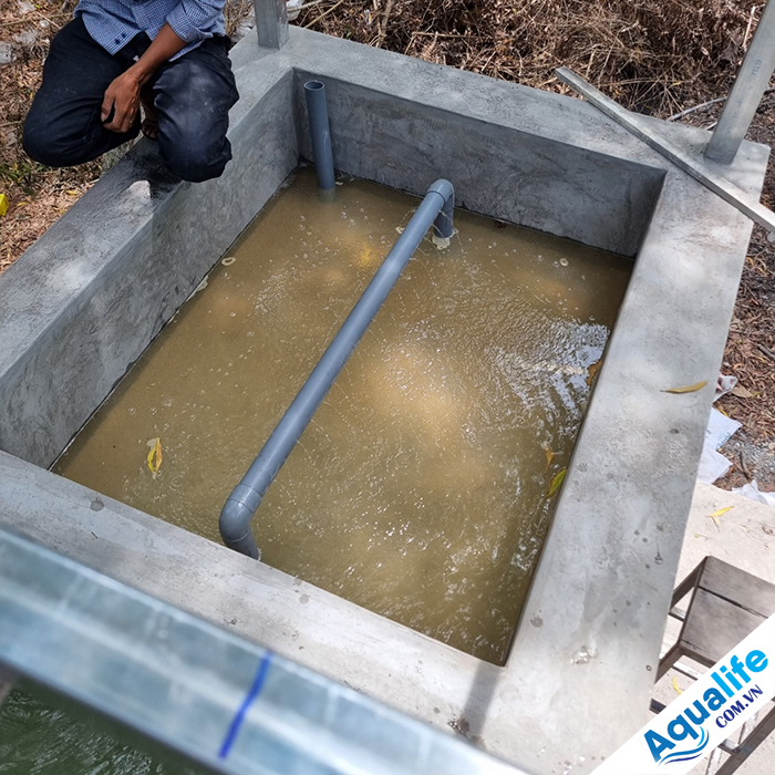 Vật liệu cho bể xây lọc nước giếng nhiễm phèn sắt