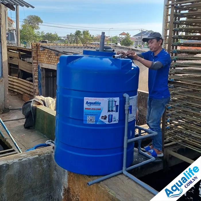 Thùng lọc nước giếng sinh hoạt 1000l