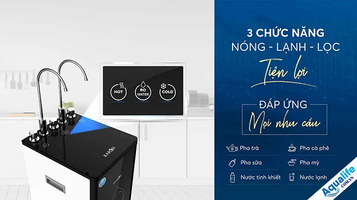 Máy lọc nước nóng lạnh Karofi Optimus Duo O-D138