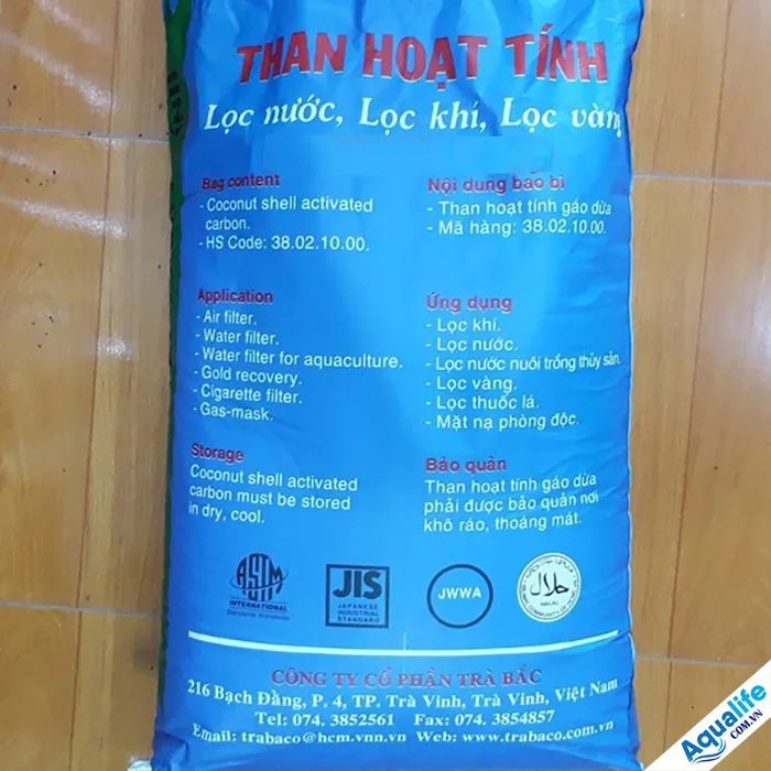 Than hoạt tính gáo dừa Trà Bắc TB1