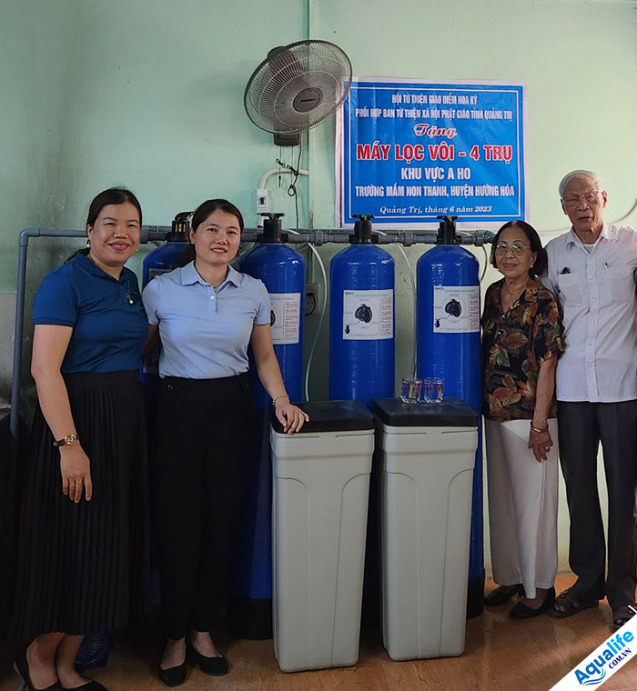 Lắp đặt hệ thống lọc nước giếng cho hội từ thiện