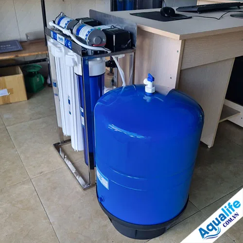 Máy lọc nước bán công nghiệp 100l/h khung inox - Ảnh 4