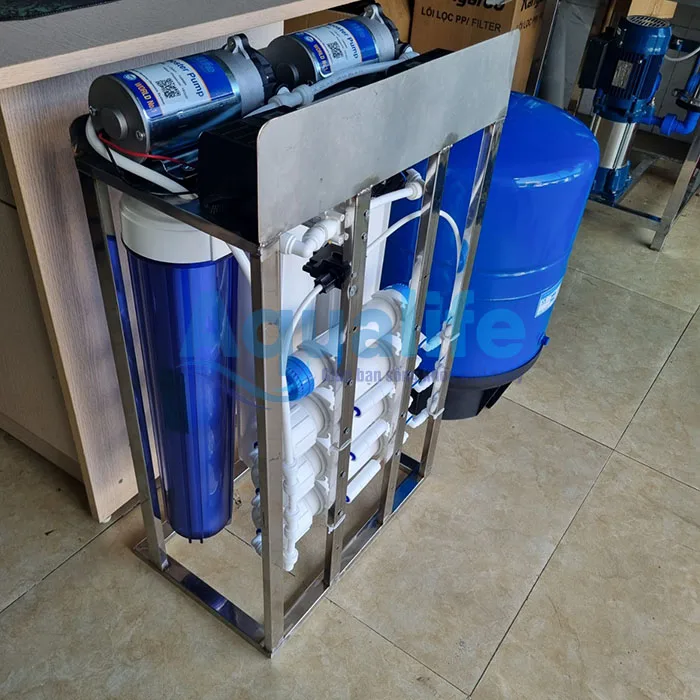 may loc nuoc ban cong nghiep 65l h khung inox 5