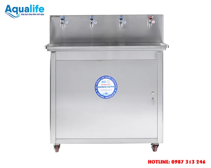 Máy lọc nước RO nóng lạnh 4 vòi 100l/h công nghiệp Kosovota