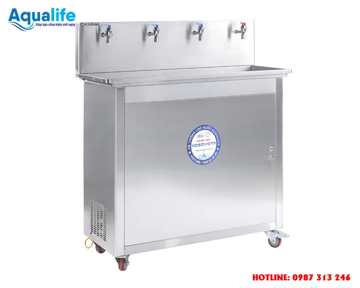Máy lọc nước RO nóng lạnh 4 vòi 100l/h công nghiệp Kosovota
