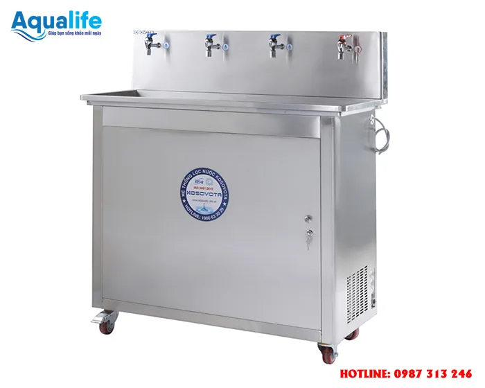 Máy lọc nước RO nóng lạnh 4 vòi 100l/h công nghiệp Kosovota