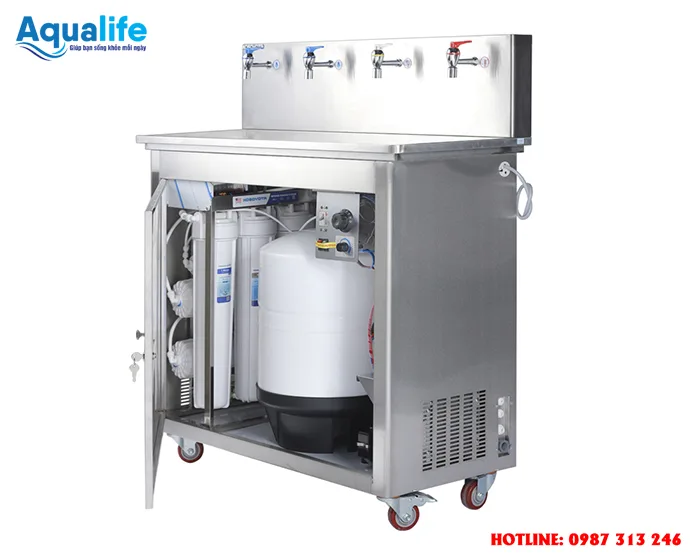 Máy lọc nước RO nóng lạnh 4 vòi 100l/h công nghiệp Kosovota