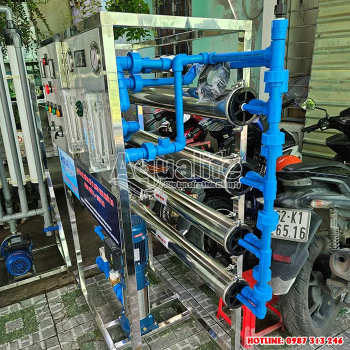 Hệ thống lọc nước tự động 1000 l/h RO + UF 9 he thong loc nuoc tu dong 1000 l h ro uf 3