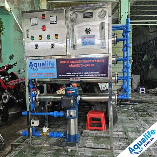 Hệ thống lọc nước tự động 1000 l/h RO + UF 2 Hệ thống lọc nước tự động 1000 l/h RO + UF - Ảnh 2