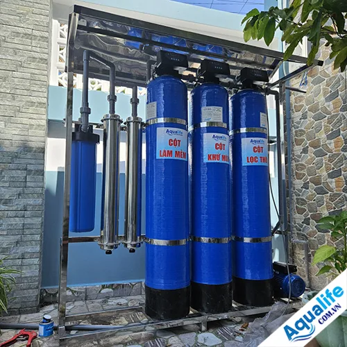 Hệ thống UF lọc nước thủy cục 2000l/h