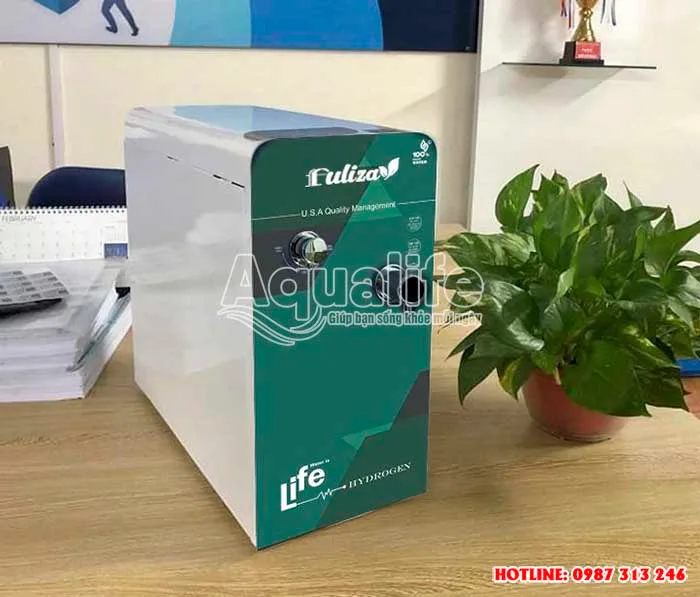 Máy lọc nước nóng nguội để bàn Fuliza - Giải pháp sạch và tiện lợi cho mọi gia đình.