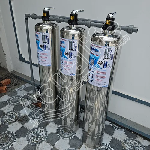 Hệ thống 3 trụ inox lọc nước sinh hoạt đầu nguồn 2 Hệ thống 3 trụ inox lọc nước sinh hoạt đầu nguồn - Ảnh 2