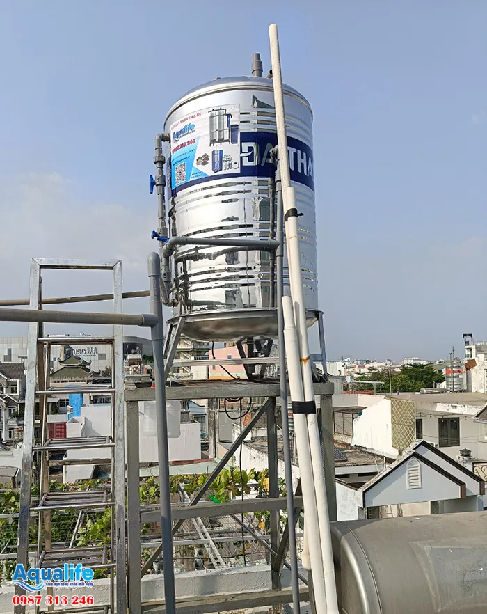 thung inox 500l loc nuoc gieng phen sinh hoat 2
