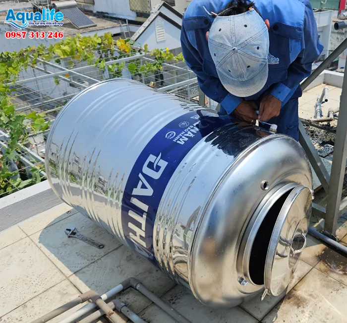thung inox 500l loc nuoc gieng phen sinh hoat 3