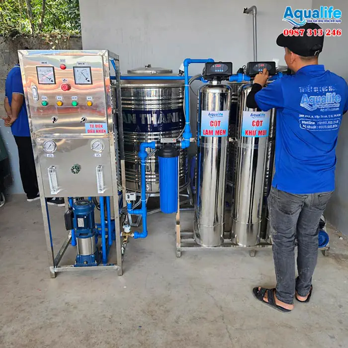 he thong loc nuoc ro 250l h tu dong inox 5