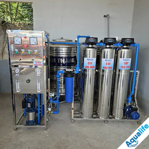 Hệ thống lọc nước RO 250L/h tự động inox