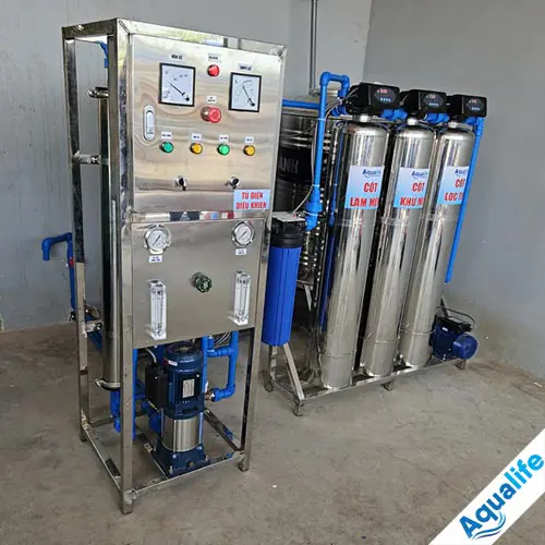 Hệ thống lọc nước RO 250L/h tự động inox - Ảnh 2